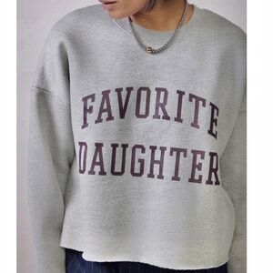 Favorite Daughter Cropped Sweatshirt
